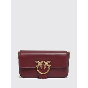 Pinko Women Love Birds Leather Mini Crossbody Bag Pinko With Metal Chain